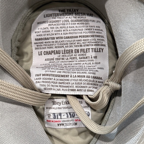 Tilley LTM8 Lighterweight Mesh Airflo Hat – Size 7 5/8 - Picture 5 of 8